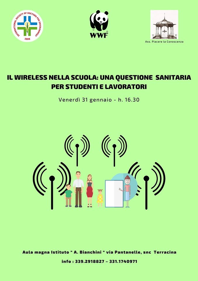Il wireless nella scuola, una questione sanitaria