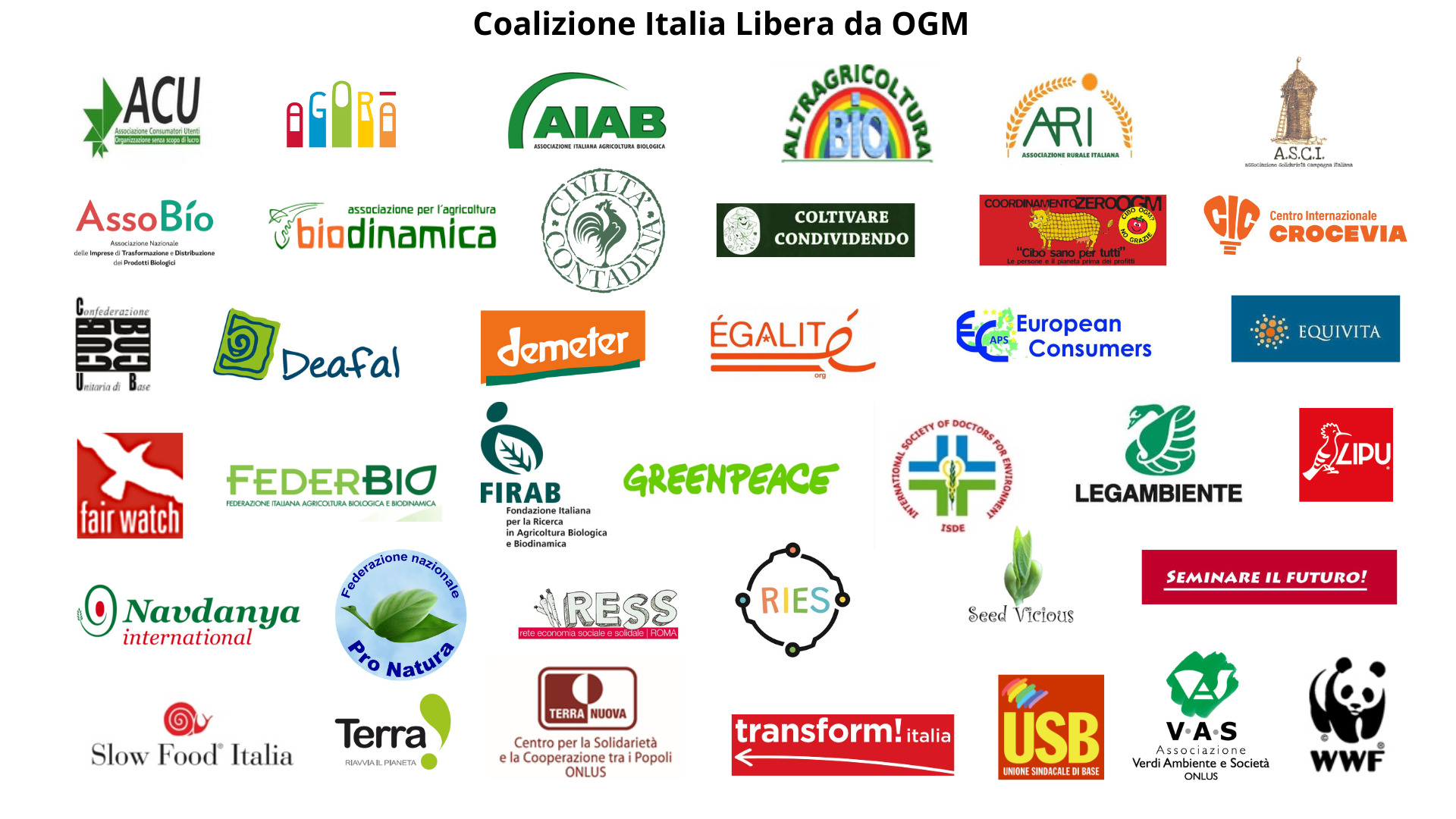 42 organizzazioni italiane chiedono un voto contrario sui nuovi OGM agli europarlamentari