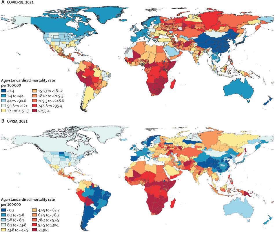 Uno studio su 288 cause di morte e riduzione dell’aspettativa di vita in 204 Paesi publicato su Lancet